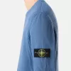 Maglione girocollo con bordi a costine