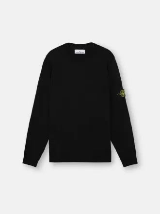 Maglione girocollo con dettagli a maglia in rilievo