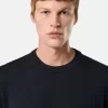 Maglione girocollo con dettagli a maglia in rilievo