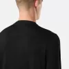 Maglione girocollo con dettagli a maglia in rilievo