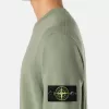 Maglione girocollo con dettagli a maglia rovesciata