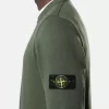 Maglione girocollo con dettagli a maglia rovesciata Maglione girocollo con dettagli a maglia rovesciata