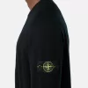 Maglione girocollo con dettagli a maglia rovesciata