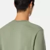 Maglione girocollo con dettagli a maglia rovesciata