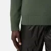 Maglione girocollo con dettagli a maglia rovesciata Maglione girocollo con dettagli a maglia rovesciata