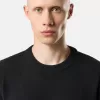Maglione girocollo con dettagli a maglia rovesciata Maglione girocollo con dettagli a maglia rovesciata