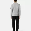 Maglione girocollo con dettagli a maglia rovesciata Maglione girocollo con dettagli a maglia rovesciata