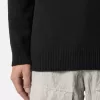 Maglione girocollo con dettagli a maglia rovesciata Maglione girocollo con dettagli a maglia rovesciata