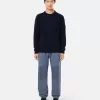 Maglione girocollo con dettagli cuciti Maglione girocollo con dettagli cuciti