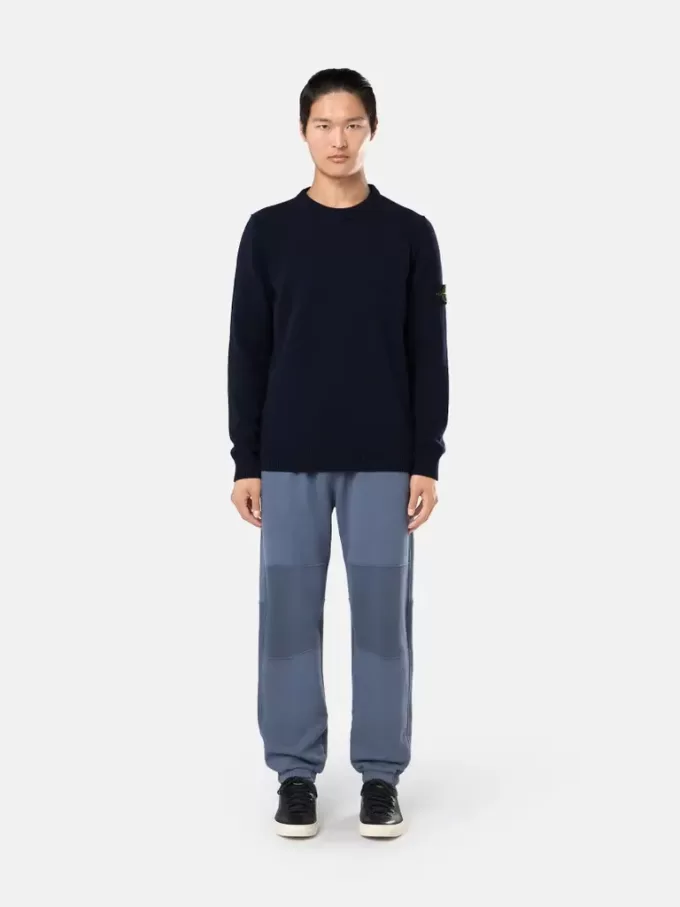 Maglione girocollo con dettagli cuciti Maglione girocollo con dettagli cuciti