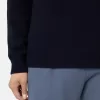 Maglione girocollo con dettagli cuciti Maglione girocollo con dettagli cuciti