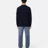 Maglione girocollo con dettagli cuciti Maglione girocollo con dettagli cuciti