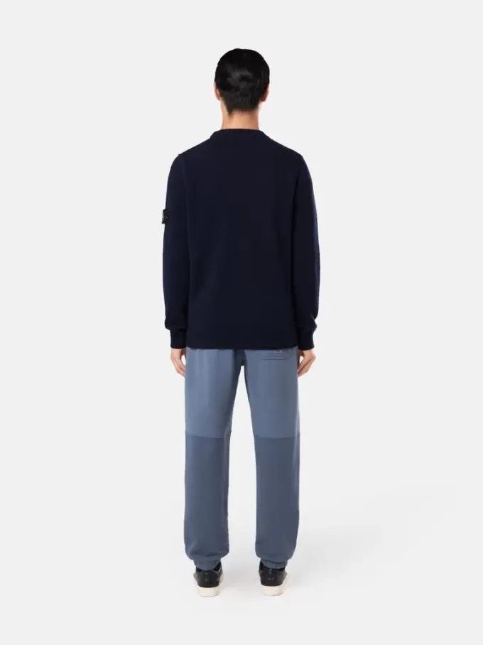 Maglione girocollo con dettagli cuciti Maglione girocollo con dettagli cuciti