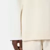 Maglione girocollo con dettagli cuciture a contrasto Maglione girocollo con dettagli cuciture a contrasto