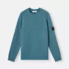 Maglione girocollo con maniche raglan