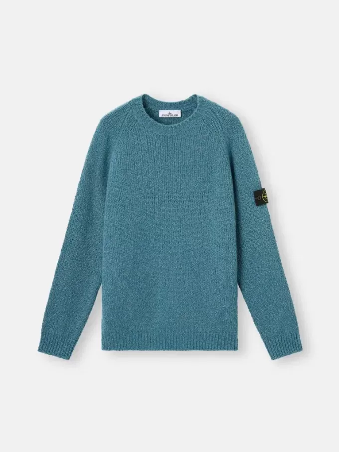 Maglione girocollo con maniche raglan