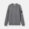 Maglione girocollo con maniche raglan
