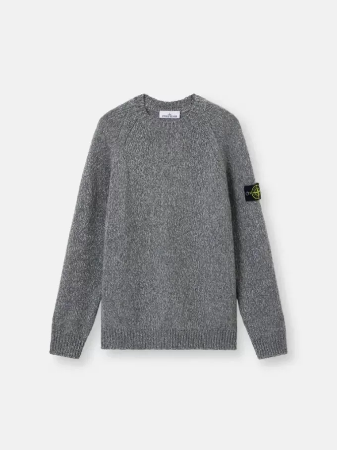 Maglione girocollo con maniche raglan