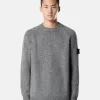 Maglione girocollo con maniche raglan