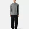 Maglione girocollo con maniche raglan