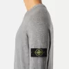 Maglione girocollo con maniche raglan e bordi a costine
