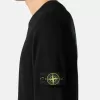 Maglione girocollo con maniche raglan e bordi a costine
