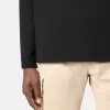 Maglione girocollo con piccoli dettagli arrotolati Maglione girocollo con piccoli dettagli arrotolati