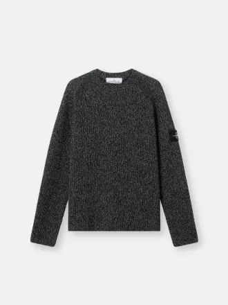 Maglione girocollo con rivestimento riflettente