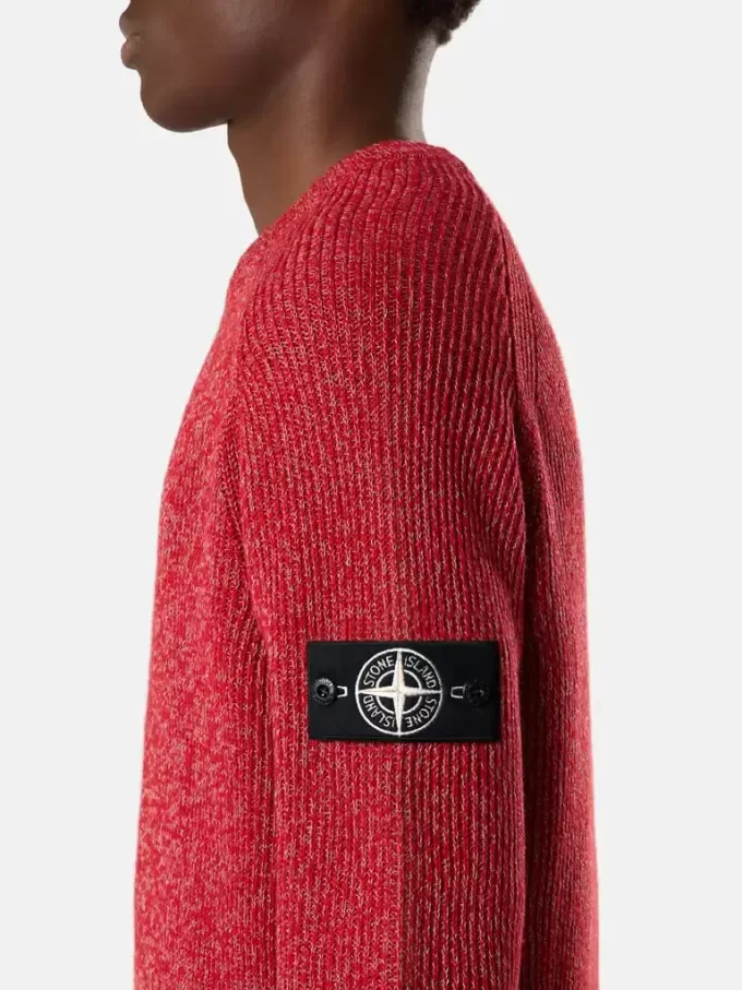 Maglione girocollo con rivestimento riflettente Maglione girocollo con rivestimento riflettente