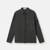 Overshirt comoda con tasche sul petto a strati Overshirt comoda con tasche sul petto a strati