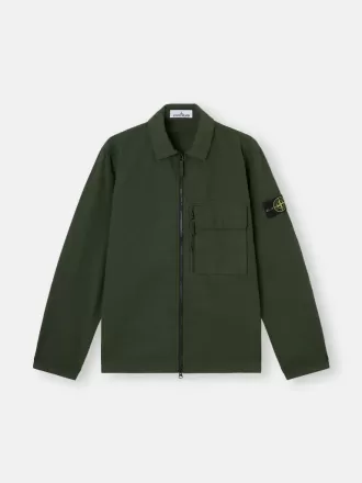 Overshirt comoda con tasche sul petto a strati Overshirt comoda con tasche sul petto a strati