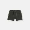 Pantaloncini da bagno slim fit con tasche e fodera in rete