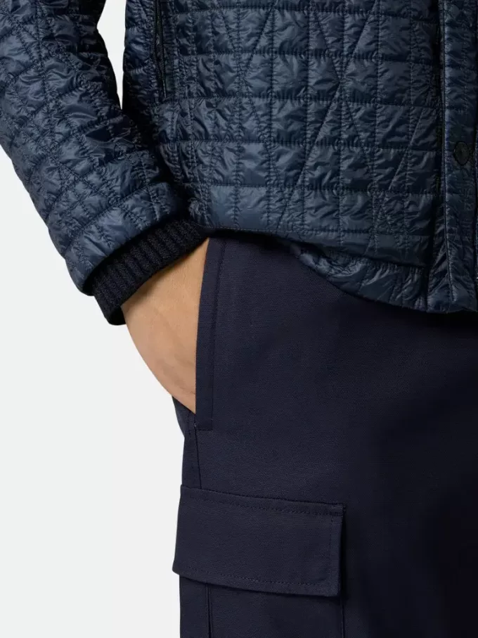 Pantaloni cargo dal taglio ampio con tasche e polsini con coulisse