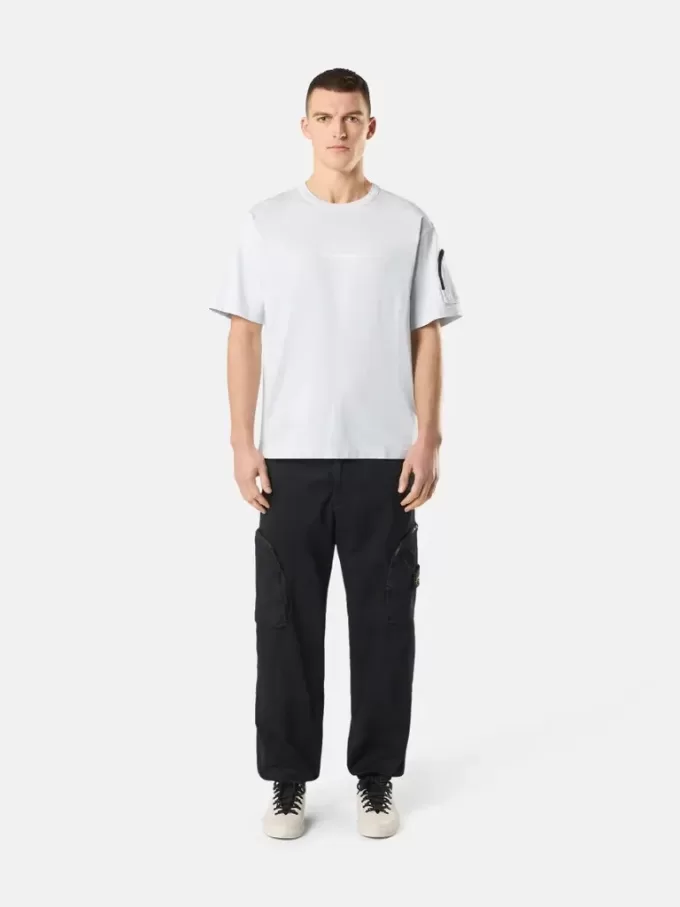 Pantaloni cargo dal taglio regolare con fondo gamba elasticizzato Pantaloni cargo dal taglio regolare con fondo gamba elasticizzato