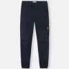 Pantaloni cargo dal taglio regolare e affusolato con elastico in vita Pantaloni cargo dal taglio regolare e affusolato con elastico in vita