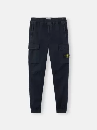 Pantaloni cargo dal taglio regolare e affusolato con elastico in vita