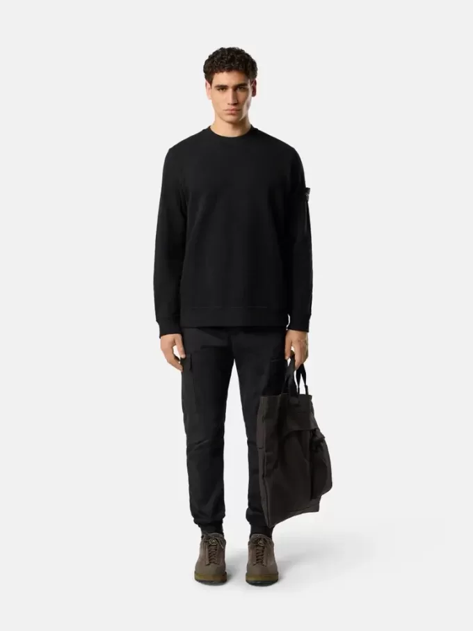 Pantaloni cargo dal taglio regolare e affusolato con elastico in vita Pantaloni cargo dal taglio regolare e affusolato con elastico in vita