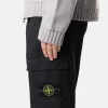 Pantaloni cargo dal taglio regolare e affusolato con elastico in vita Pantaloni cargo dal taglio regolare e affusolato con elastico in vita