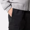 Pantaloni cargo dal taglio regolare e affusolato con elastico in vita Pantaloni cargo dal taglio regolare e affusolato con elastico in vita