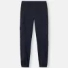 Pantaloni cargo dal taglio regolare e affusolato con elastico in vita Pantaloni cargo dal taglio regolare e affusolato con elastico in vita
