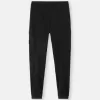 Pantaloni cargo dal taglio regolare e affusolato con elastico in vita Pantaloni cargo dal taglio regolare e affusolato con elastico in vita