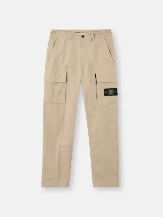 Pantaloni cargo dalla vestibilità regolare con tasche con bottoni a pressione e cerniera Pantaloni cargo dalla vestibilità regolare con tasche con bottoni a pressione e cerniera