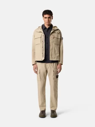 Pantaloni cargo dalla vestibilità regolare con tasche con bottoni a pressione e cerniera Pantaloni cargo dalla vestibilità regolare con tasche con bottoni a pressione e cerniera