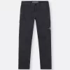 Pantaloni cargo skinny con tasche a scatto