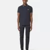 Pantaloni cargo skinny con tasche a scatto