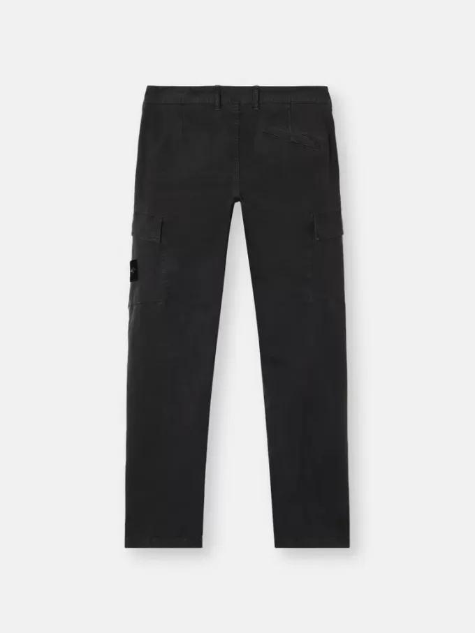 Pantaloni cargo skinny con tasche a scatto