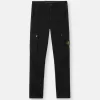 Pantaloni cargo slim fit con tasche con zip Pantaloni cargo slim fit con tasche con zip