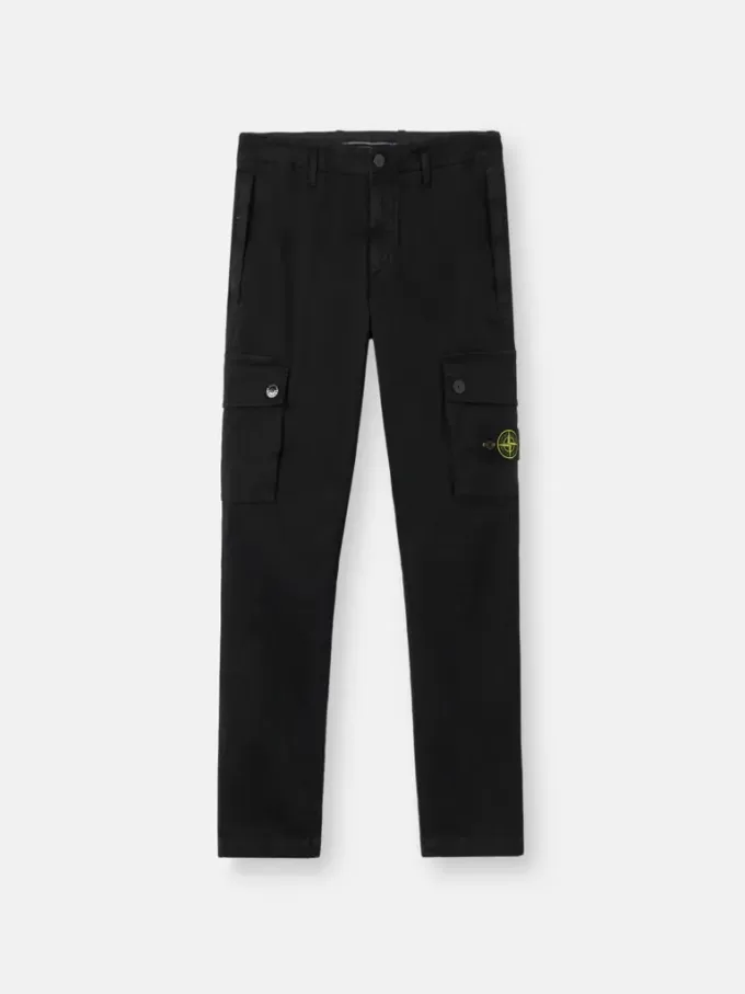 Pantaloni cargo slim fit con tasche con zip Pantaloni cargo slim fit con tasche con zip