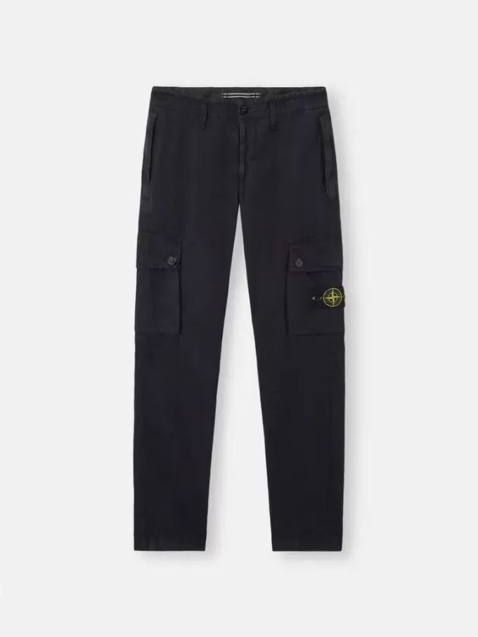 Pantaloni cargo slim fit con tasche con zip Pantaloni cargo slim fit con tasche con zip