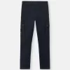 Pantaloni cargo slim fit con tasche con zip Pantaloni cargo slim fit con tasche con zip